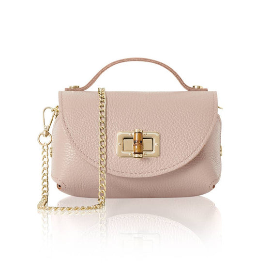 Chic Mini Top-Handle – Italian Handmade Leather Crossbody