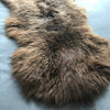 Natural British Brown Sheepskin Rug Hygge Nordic Decor