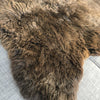 Natural British Brown Sheepskin Rug Hygge Nordic Decor