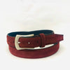 Womens' Suede Leather Belt #BL36-Chocolate Brown