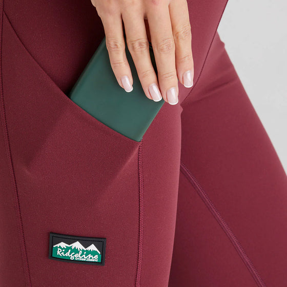 Ridgeline Ladies Infinity Leggings - Winter Berry