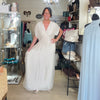 Silk & Viscose Maxi Dress - Stone