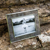 Guinea Fowl Feather & Glass Photo Frame