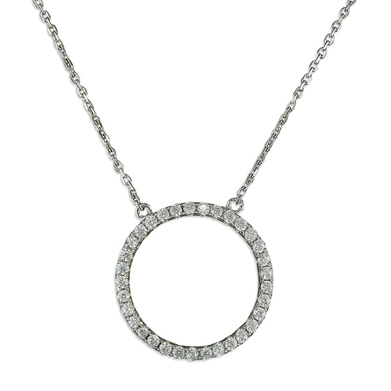 Sterling Silver Circle of Life Pendant & Chain