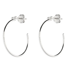  Sterling Silver Hoop Stud Earring