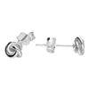 Sterling Silver Small Knot Stud Earring