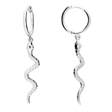  Sterling Silver Earrings Snake charm