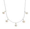 Freshwater Pearl 5 & Silver Necklace
