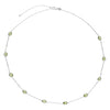 Sterling Silver & Lab Grown Peridot Necklace