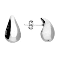  Sterling Silver Earrings Pear Drop Stud Earrings