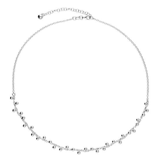 Sterling Silver Ball  Necklace