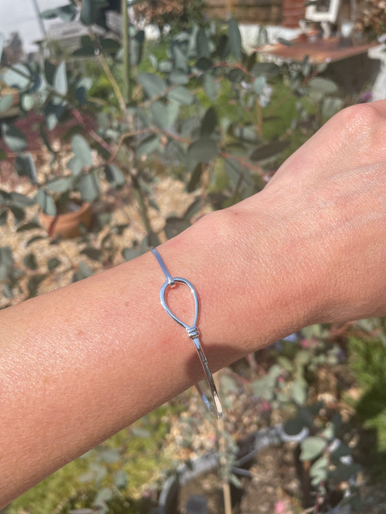 Sterling Silver Bangle Sprung Hook