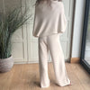 Relaxed Wide Leg Pants - WINTER WHITE