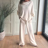 Relaxed Wide Leg Pants - WINTER WHITE