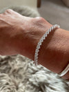 Sterling Silver Tennis Bracelet with CZ Stones