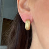 14ct Gold Plated Stainless Steel Hoop Earrings