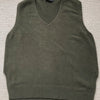 Tank Top Vest V Neck Viscose Blend - Khaki