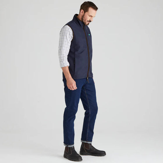 Mens Monarch Gilet NAVY