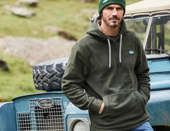 Ridgeline Ballistic Fleece Hoodie - BARK