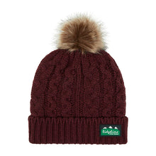  Nordic Fleck Bobble Hat - Winter Berry