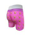 Mens Pink Highland Cow Boxers