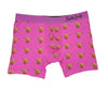 Mens Pink Highland Cow Boxers