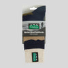 Merino Wool Socks Mid Length - Navy Stripes