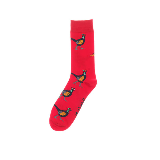 Red Pheasant Socks  - Adult