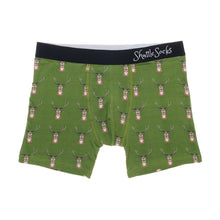  Mens Gamekeeper Green Stag Boxers