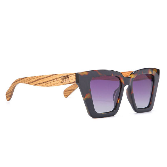 ICON BLACK TOFFEE l Black Lens l Walnut Arms