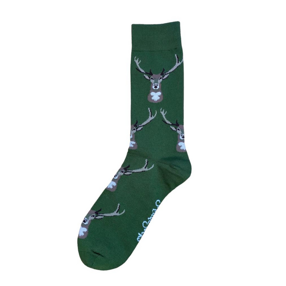 Green Stag Socks  - Adult