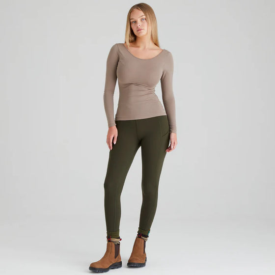 Ridgeline Ladies Infinity Leggings - DEEP FOREST