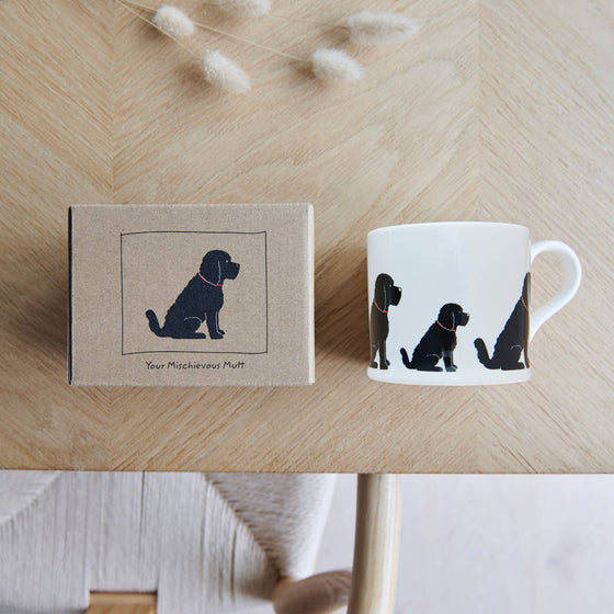 Mischievous Mutts Dog Mug - Cocker Spaniel (Chocolate)