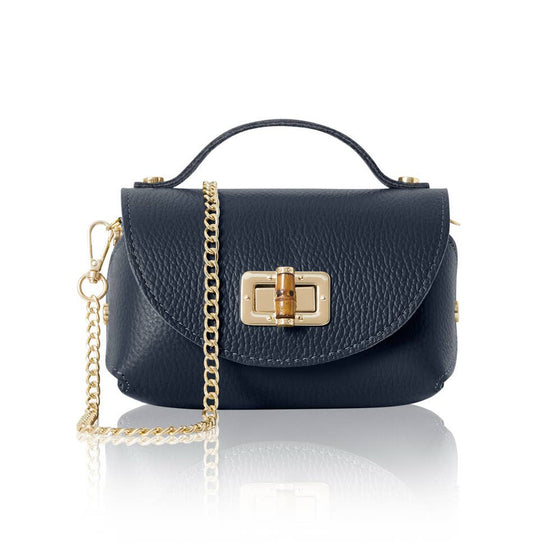 Chic Mini Top-Handle – Italian Handmade Leather Crossbody