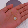 Rainbow Moonstone Necklace Rough Handmade Birthstone Jewelry