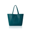 Italian Handmade Genuine Leather Oversized Tote Bag - BLACK