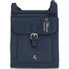 Leather Crossbody - Navy