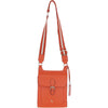 Leather Crossbody -Orange