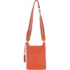 Leather Crossbody -Orange