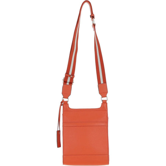 Leather Crossbody -Orange