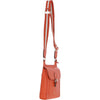 Leather Crossbody -Orange