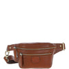 Leather Bum Bag- Chestnut Tan