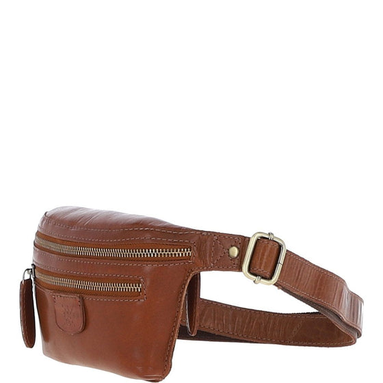 Leather Bum Bag- Chestnut Tan