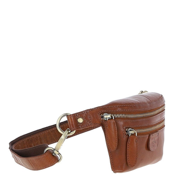 Leather Bum Bag- Chestnut Tan