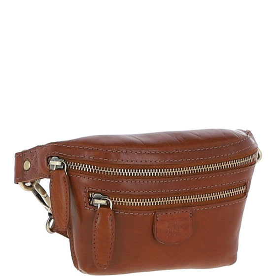 Leather Bum Bag- Chestnut Tan