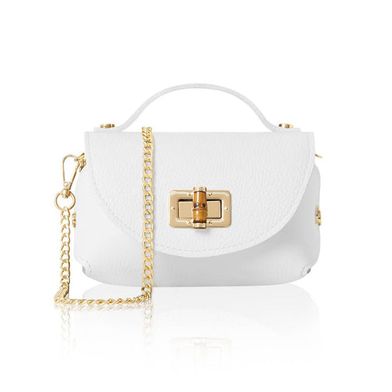 Chic Mini Top-Handle – Italian Handmade Leather Crossbody