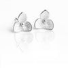 Sterling Silver Flower Stud Earrings