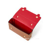 Italian Genuine Leather Mini Box Bag –Top-Handle & Crossbody