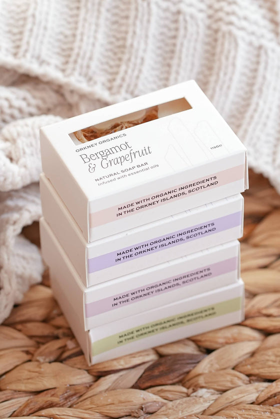 Bergamot & Grapefruit Organic Soap Bar | Scottish Made