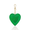 Italian Handmade Genuine Leather Heart Keyring Keychain